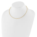 14 Karat 1.5mm Diamond-Cut Neckwire Necklace