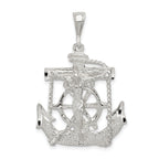 Sophia Jewelers Sterling Silver Mariner Cross Pendant in Polished Finish