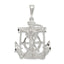 Sophia Jewelers Sterling Silver Mariner Cross Pendant in Polished Finish