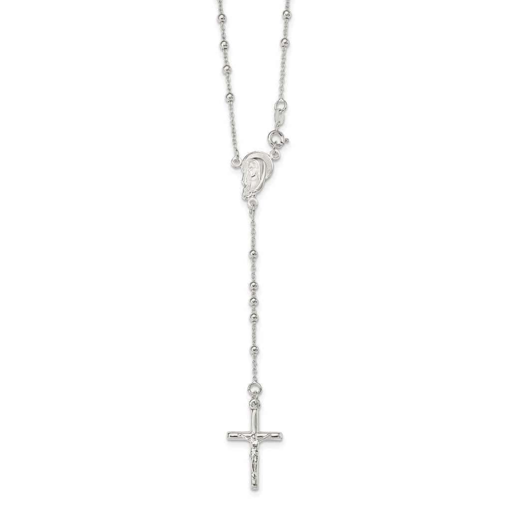 Crucifix Necklace in Sterling Silver