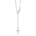 Crucifix Necklace in Sterling Silver