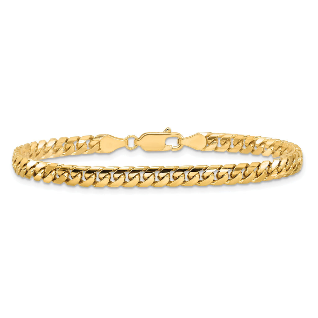 Miami Cuban Link Chain in 14K Yellow Gold, 4.3mm