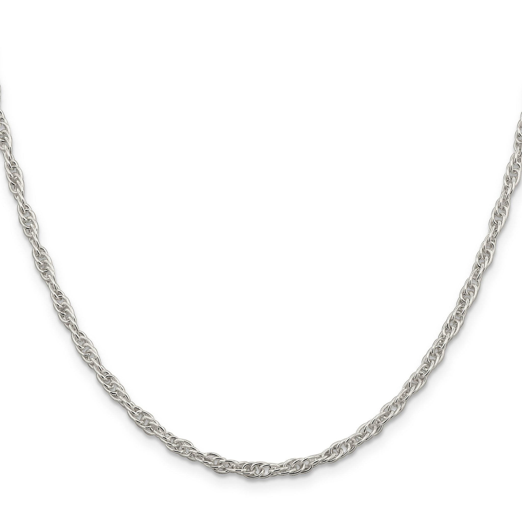 Sterling Silver 2.75mm Loose Rope Chain Secondary image