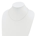 Sterling Silver Polished Beaded Necklace