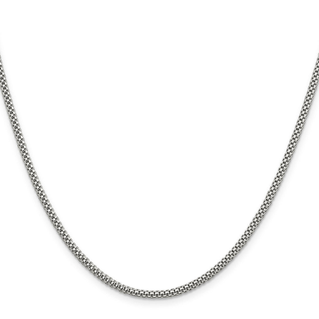 Corona Chain Necklace in Sterling Silver, 2.4mm