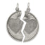 Antiqued 925 Sterling Silver Mizpah Charm Pendant Vintage Inspired