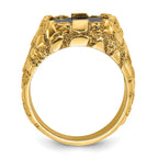 14k Mens Onyx Nugget Complete Ring