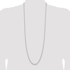 Rolo Chain Necklace in Sterling Silver, 3.5mm