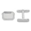 Rhodium-Plated Engravable Rectangle Cuff Links by Kelly Waters