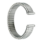 15-20mm Satin and Polished Stainless Steel 6.25 inch Expansion Watch Band