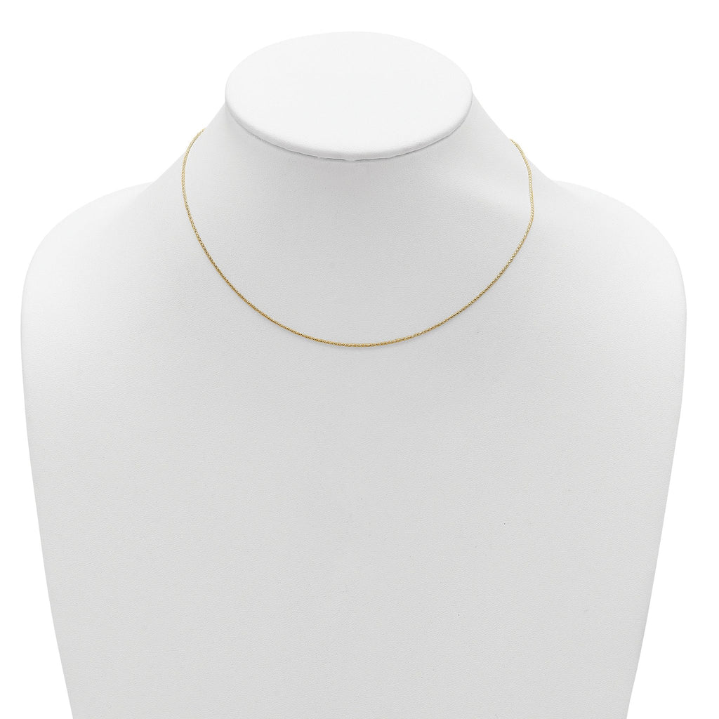 Diamond-Cut Spiga Chain in Gold-Plated Sterling Silver