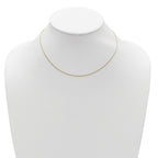 Diamond-Cut Spiga Chain in Gold-Plated Sterling Silver