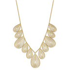 14k Polished D/C w/ 2in ext. Necklace