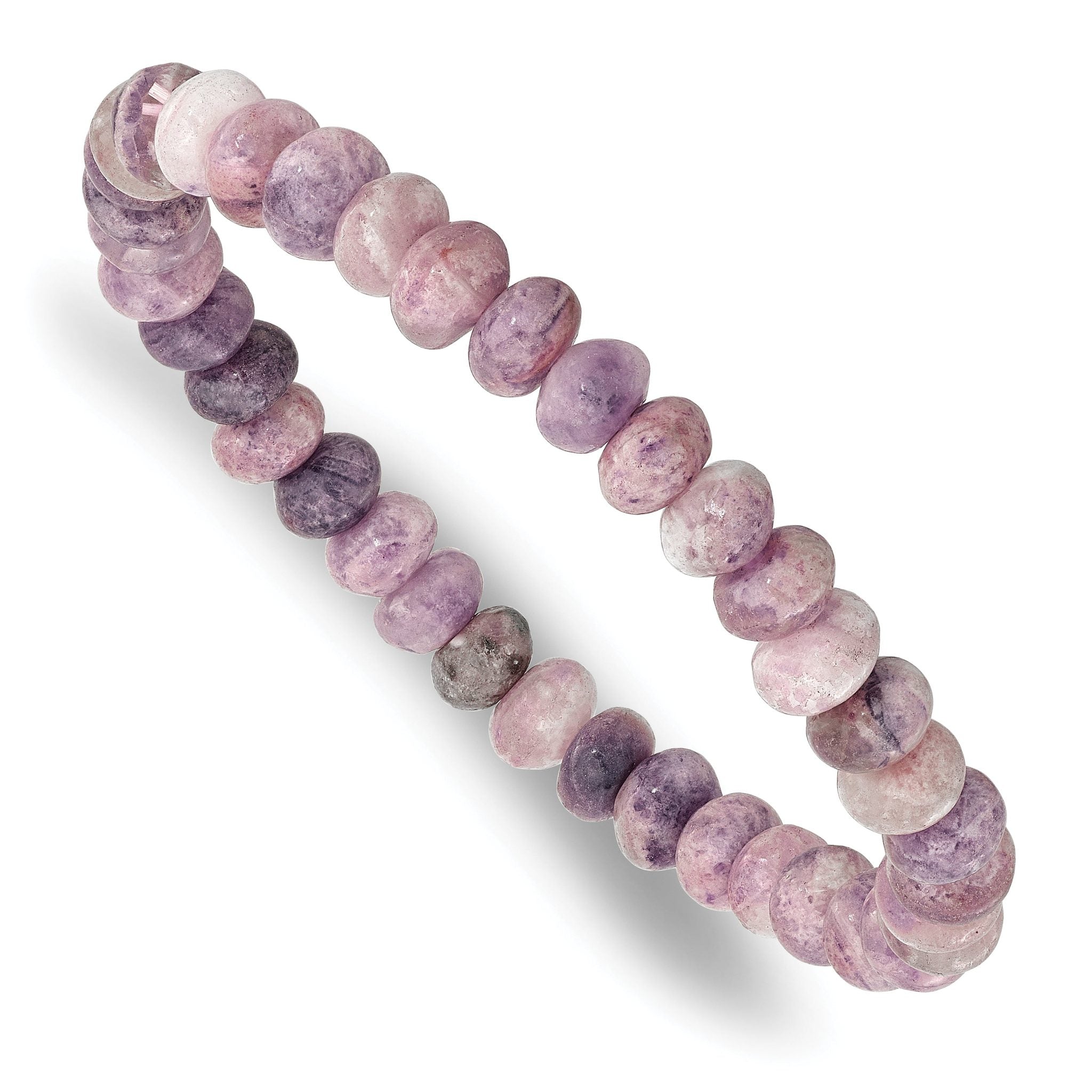 Charoite 7mm Beaded Stretch Bracelet Main image