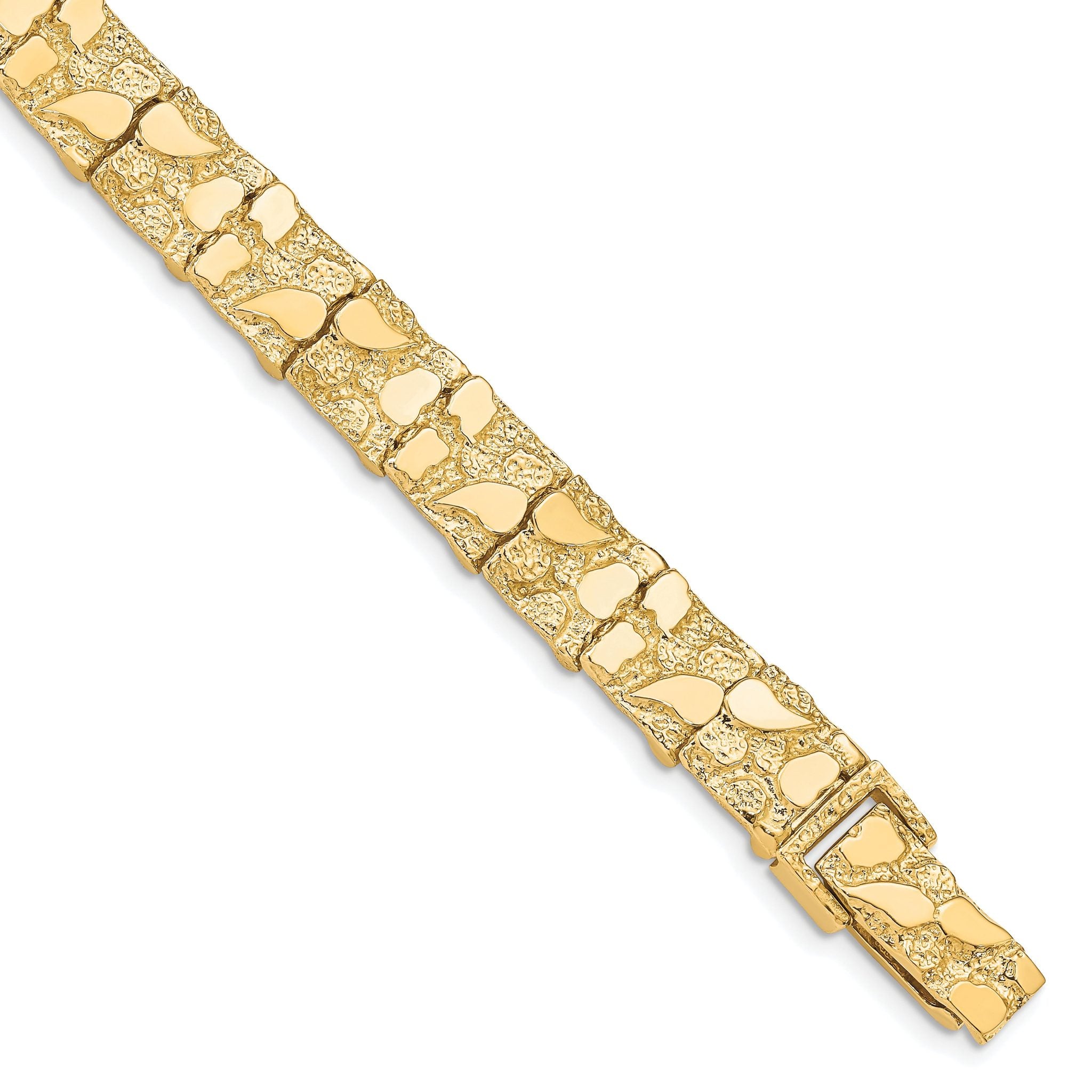 10k 10.0mm NUGGET Bracelet Main image