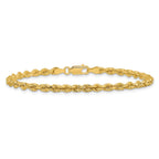 Diamond-Cut Rope Chain in 14K Yellow Gold