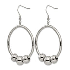 Stainless Steel Polished Drop Dangle Earrings for Women