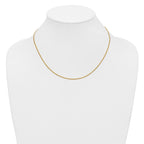 14K Gold Filled Polished Curb Chain Necklace in 1.5mm Width