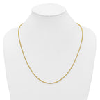 14K 7 inch 1.5mm Franco with Lobster Clasp Bracelet