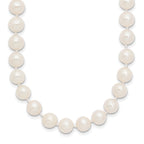 10 Karat 7-8mm White Near-Round Freshwater Cultured Pearl 16 inch Necklace