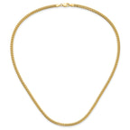 3.5mm 14K Yellow Gold Miami Cuban Link Chain
