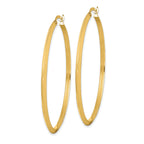 14K Polished Hoop Earrings