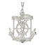 Sterling Silver 925 Mariner Cross Pendant Polished Anti-Tarnish Solid