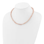 14K Gold Filled 6-7mm Pink Cultured Freshwater Pearl Necklace