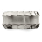 Edward Mirell Titanium Faceted Edge Brushed/Polished 12mm Concave Band