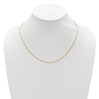 1.1mm 10K Yellow Gold Singapore Chain