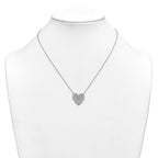 14kw 1 1/2 ctw Lab Grown Diamond VS+ F+ Round Cluster Necklace