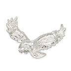Sterling Silver 925 Men's Eagle Pendant with Anti-Tarnish Finish