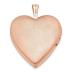 Sterling Silver Rose Gold-plated 20mm Forever in my Heart Locket