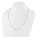 Adjustable Cable Chain in Gold-Plated Sterling Silver