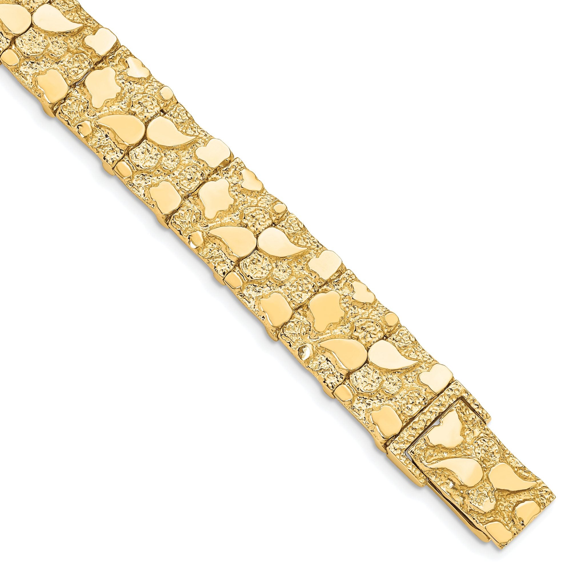 10k 12.0mm NUGGET Bracelet Main image