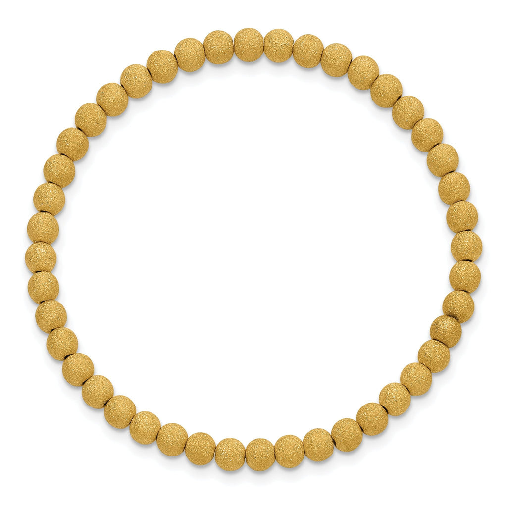 1/20 14K Gold Filled Stardust 4.0mm Stretch Bracelet