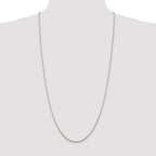 Snake Chain Necklace in Sterling Silver, 1.25mm