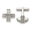 Polished X Cufflinks in Stainless Steel
