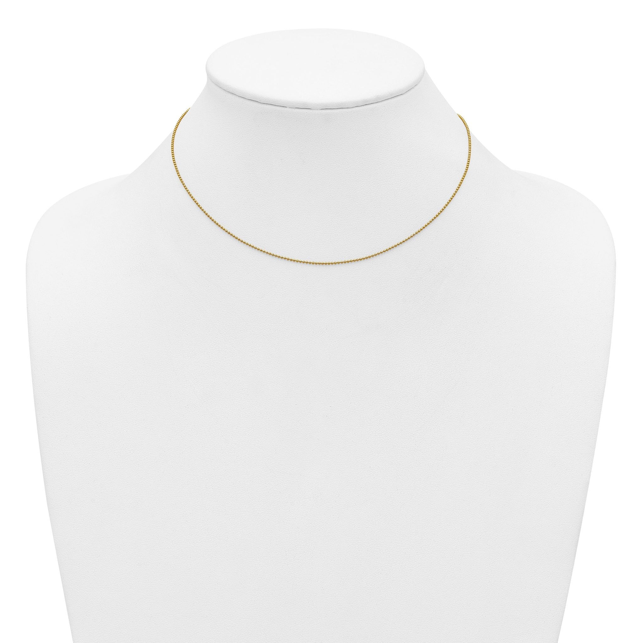 1/20 14K Gold Filled 1.0mm Adjustable Add-A-Bead Beaded Chain