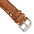 Havana Sport Leather Watch Band in Brown, 18mm