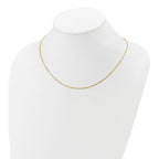 SS Gold-plated 1.1mm Box 1in+1in Adjustable Chain
