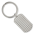 Reversible Key Ring in Stainless Steel, Polished & Brushed