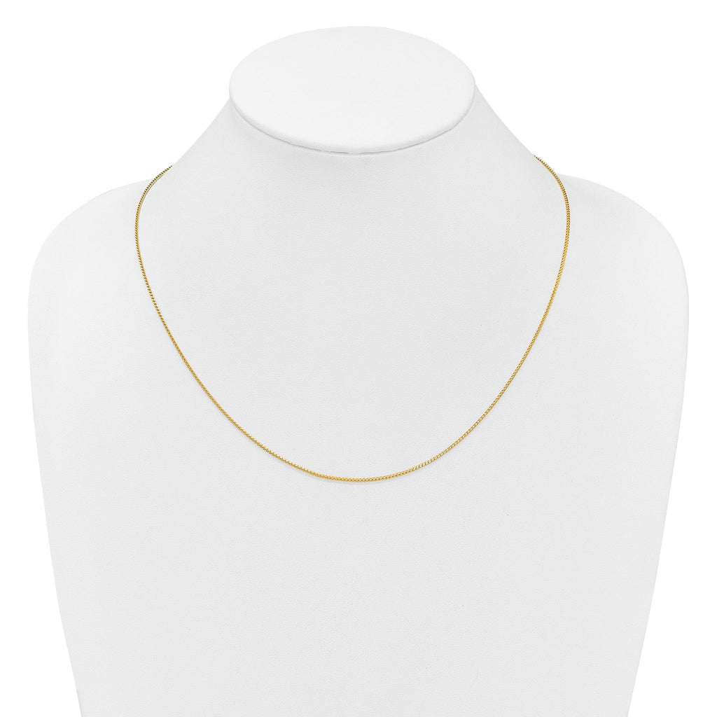 14K Adjustable 1.1mm Franco Chain