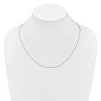 14K Adjustable 1.1mm Franco Chain