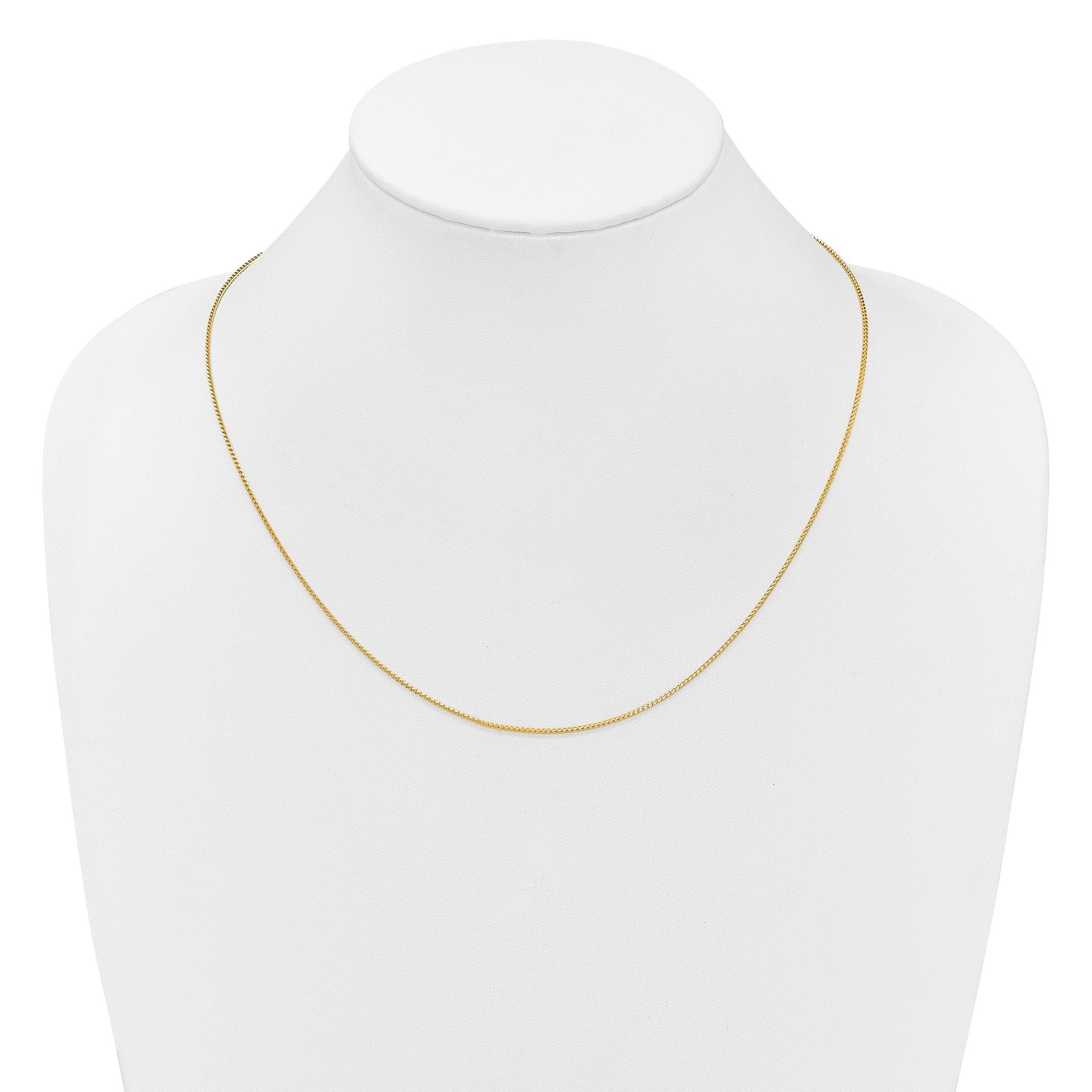 14K Adjustable 1.1mm Franco Chain