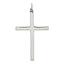 Sterling Silver 925 Polished Latin Cross Pendant with Anti-Tarnish Finish