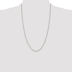 Diamond-Cut Rolo Cable Chain in Sterling Silver