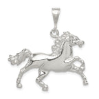 Sterling Silver 925 Horse Charm with Polished Anti-Tarnish Finish