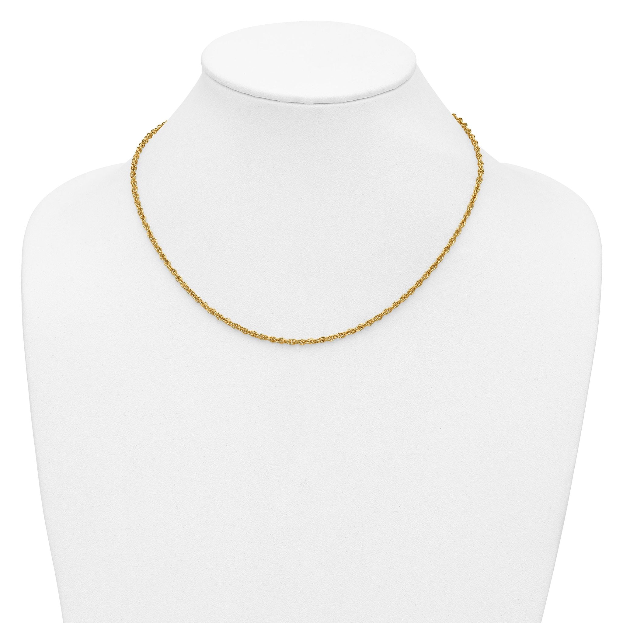 Rope Chain Necklace in 14/20 Gold Filled, 2.5mm