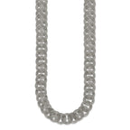 Polished Circle Link Necklace in Stainless Steel